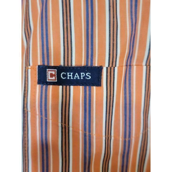 Men's Chaps Button-Down Dress/Casual Long Sleeve Shirt Size XL‎ - Picture 3 of 7